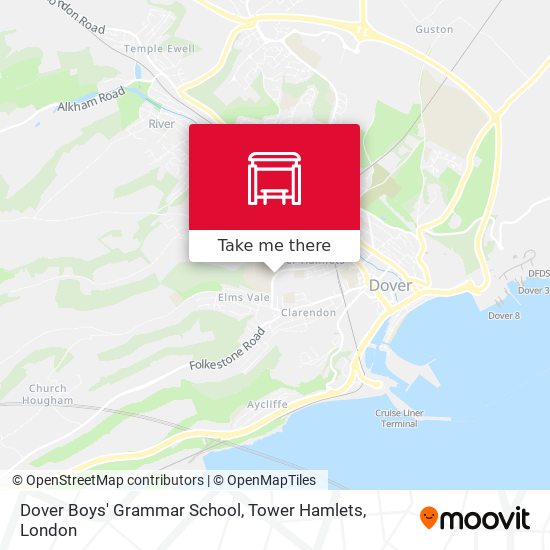 Dover Boys' Grammar School, Tower Hamlets map