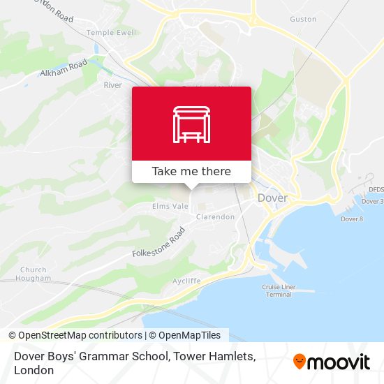 Dover Boys' Grammar School, Tower Hamlets map