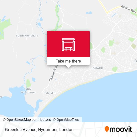Greenlea Avenue, Nyetimber map