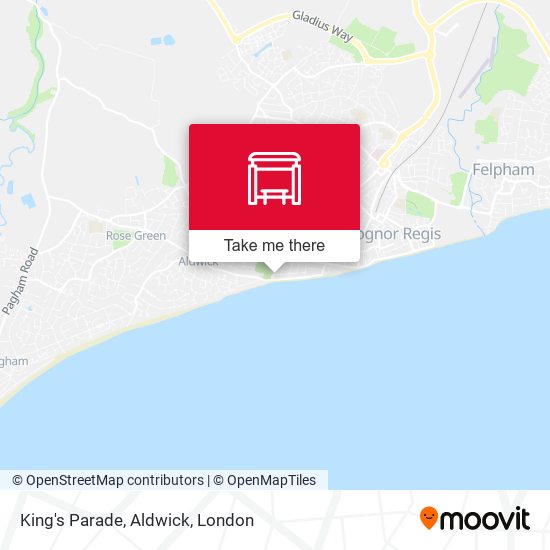 King's Parade, Aldwick map