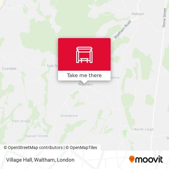 Village Hall, Waltham map