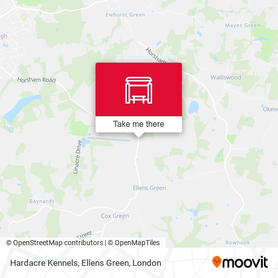 Hardacre Kennels, Ellens Green map