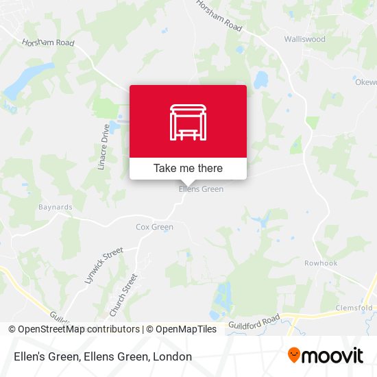 Ellen's Green, Ellens Green map