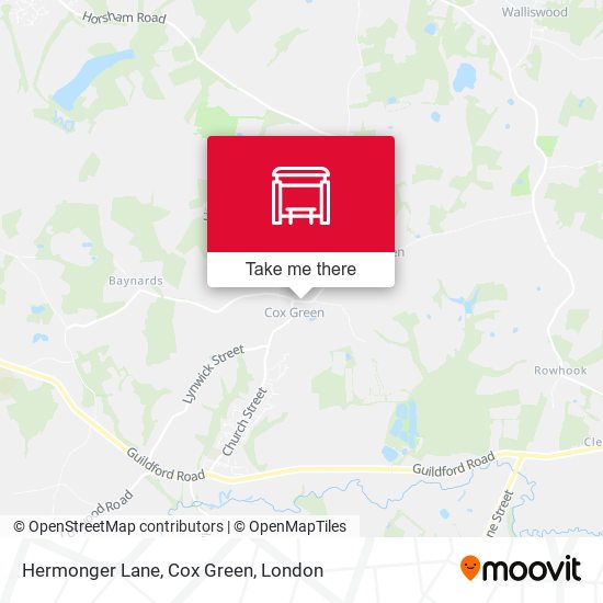 Hermonger Lane, Cox Green map