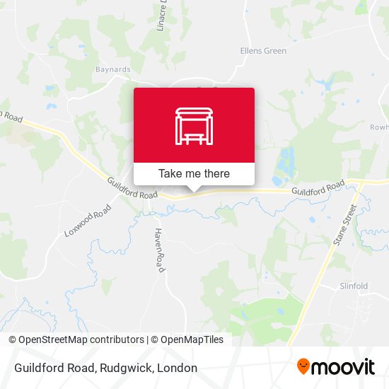 Guildford Road, Rudgwick map