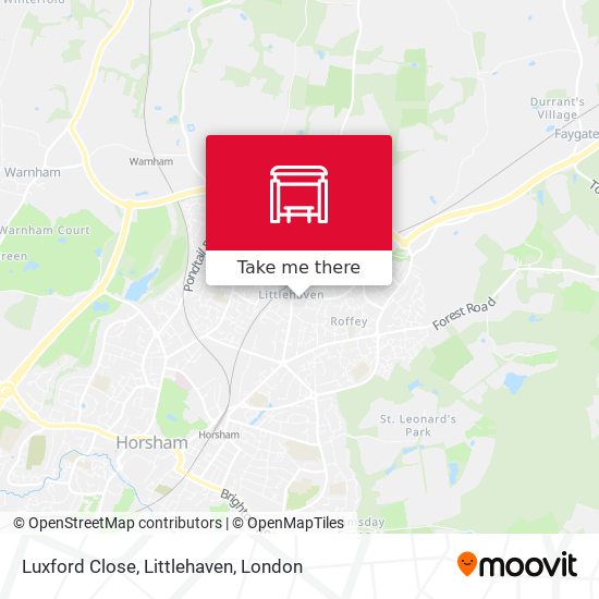 Luxford Close, Littlehaven map