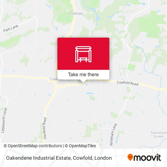 Oakendene Industrial Estate, Cowfold map