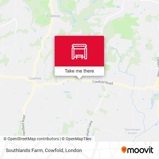 Southlands Farm, Cowfold map