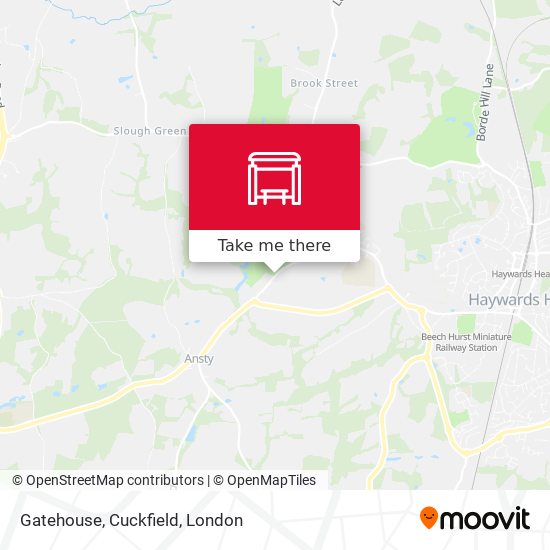 Gatehouse, Cuckfield map