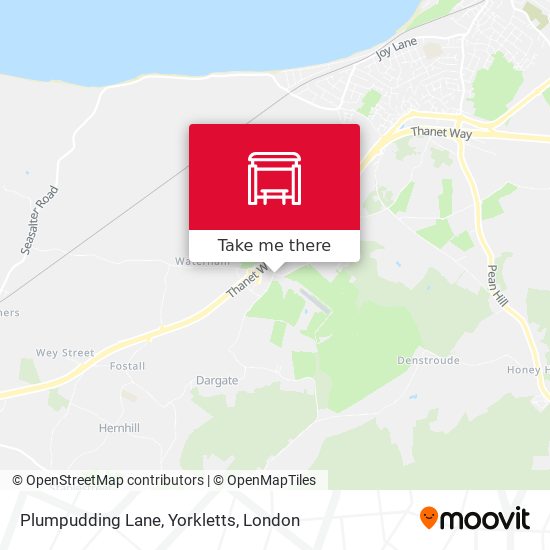 Plumpudding Lane, Yorkletts map
