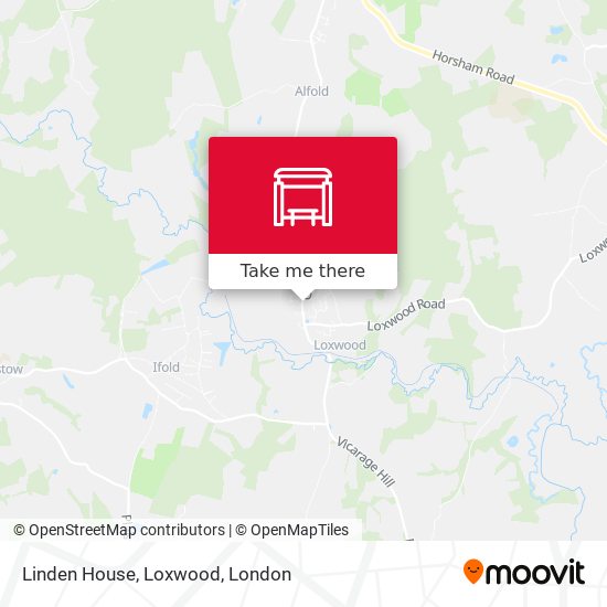 Linden House, Loxwood map