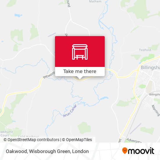 Oakwood, Wisborough Green map
