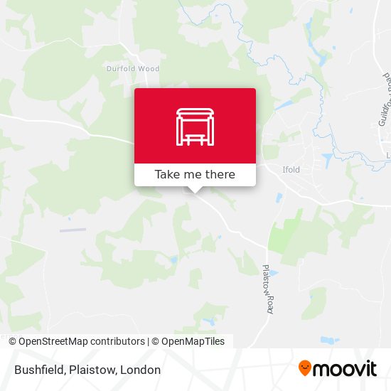 Bushfield, Plaistow map