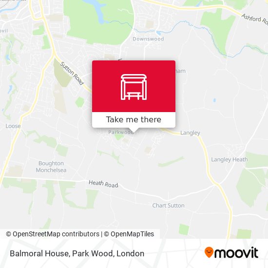 Balmoral House, Park Wood map