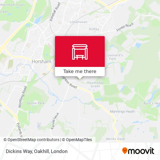 Dickins Way, Oakhill map