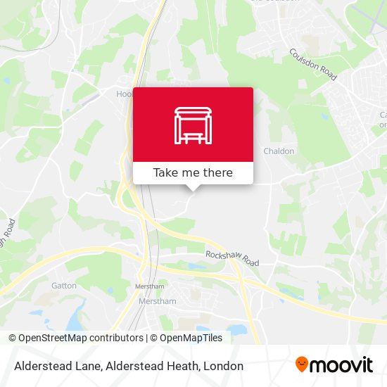 Alderstead Lane, Alderstead Heath map