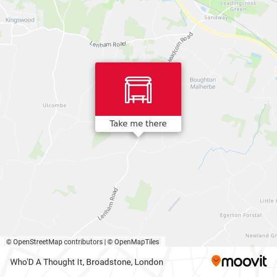 Who'D A Thought It, Broadstone map