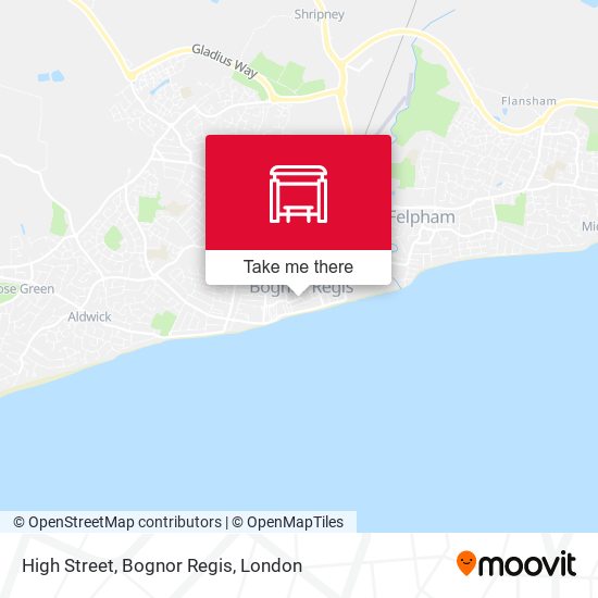 High Street, Bognor Regis map