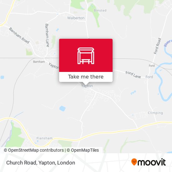 Church Road, Yapton map