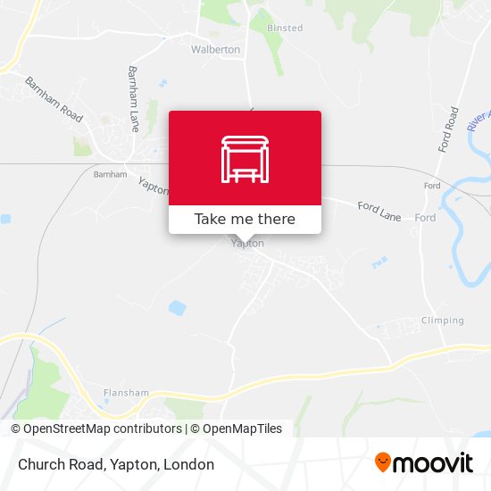 Church Road, Yapton map