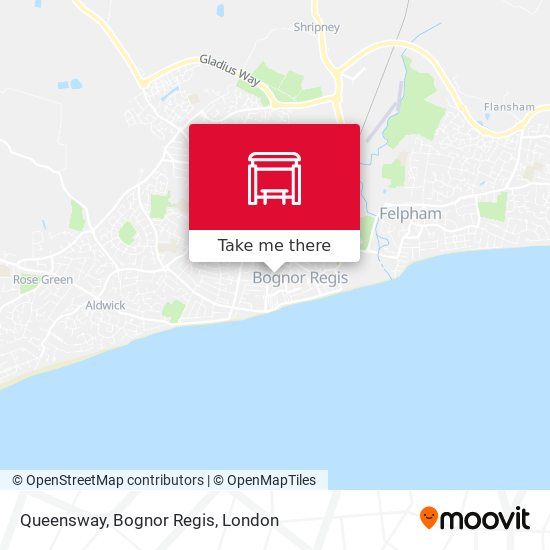 Queensway, Bognor Regis map