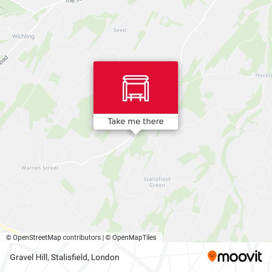 Gravel Hill, Stalisfield map