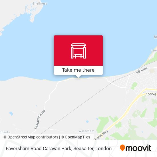 Faversham Road Caravan Park, Seasalter map