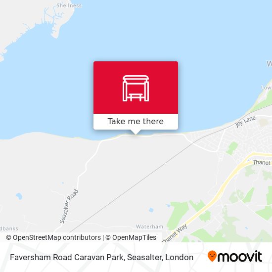 Faversham Road Caravan Park, Seasalter map