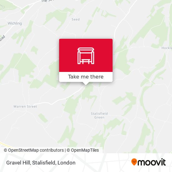 Gravel Hill, Stalisfield map