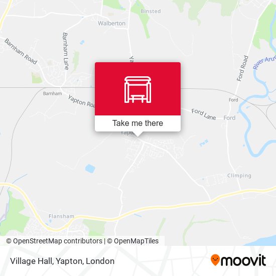 Village Hall, Yapton map