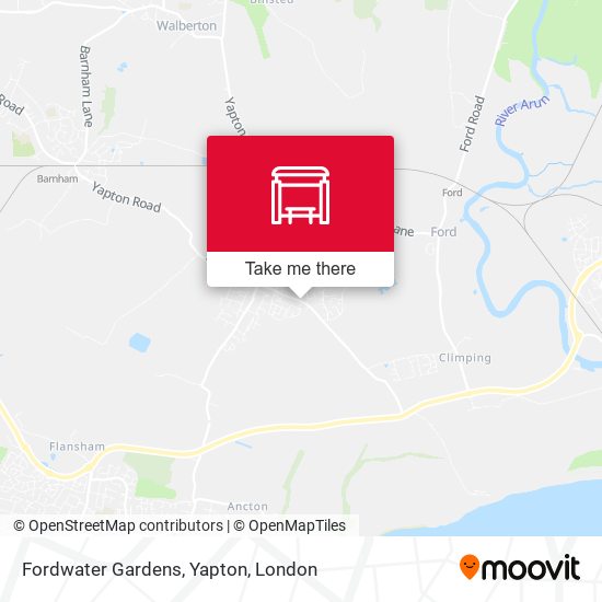 Fordwater Gardens, Yapton map