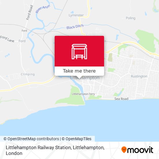 Littlehampton Railway Station, Littlehampton map