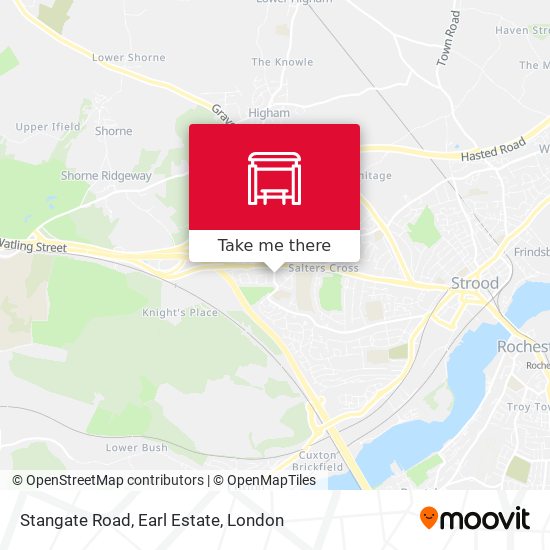 Stangate Road, Earl Estate map