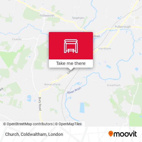 Church, Coldwaltham map