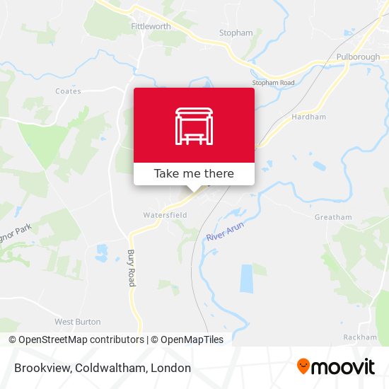 Brookview, Coldwaltham map