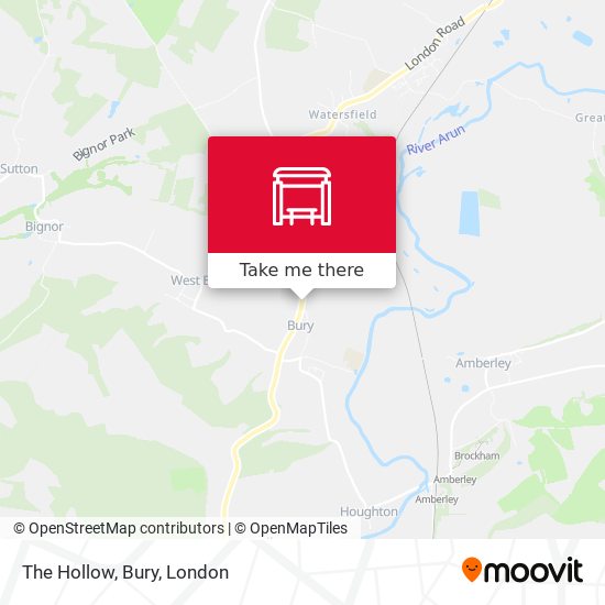 The Hollow, Bury map