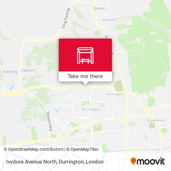 Ivydore Avenue North, Durrington map