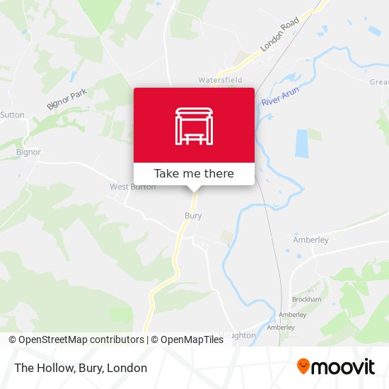 The Hollow, Bury map