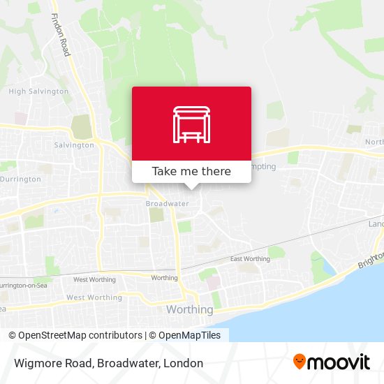 Wigmore Road, Broadwater map