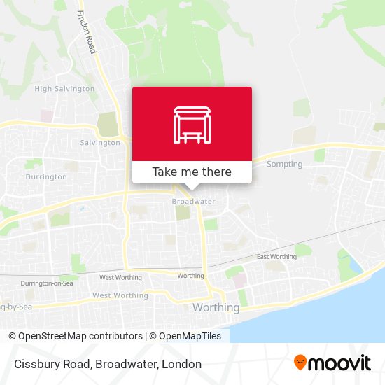 Cissbury Road, Broadwater map