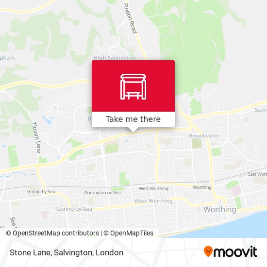 Stone Lane, Salvington map