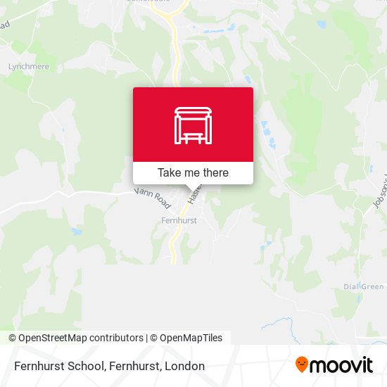 Fernhurst School, Fernhurst map