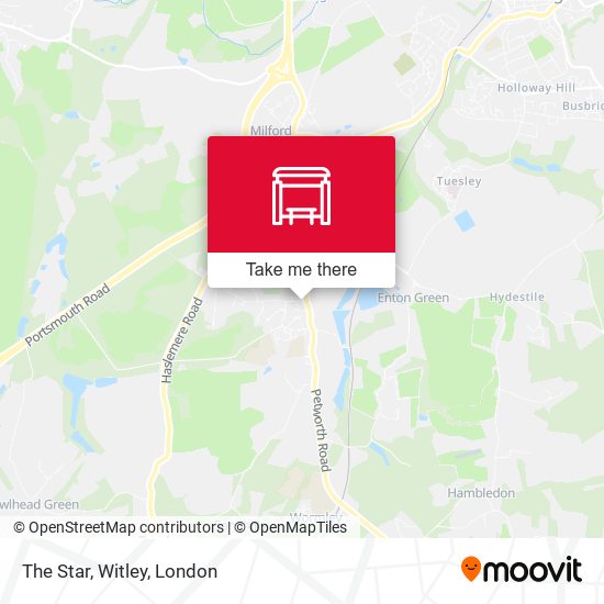 The Star, Witley map