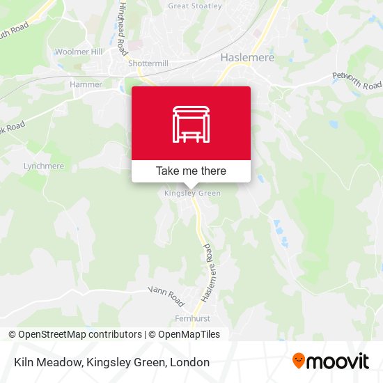 Kiln Meadow, Kingsley Green map