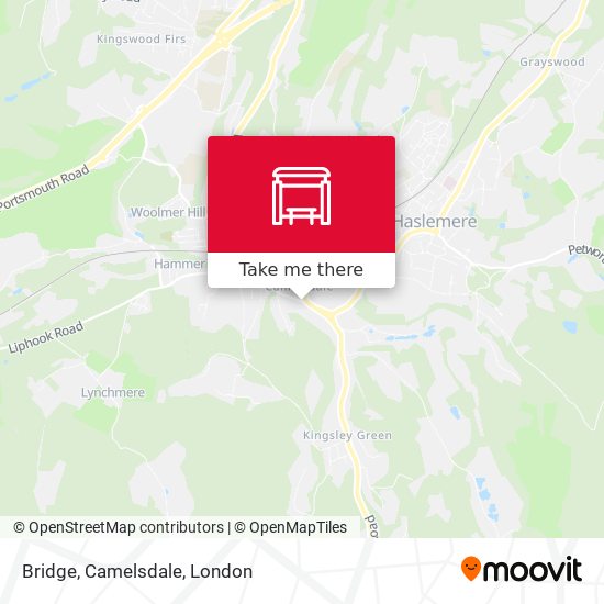 Bridge, Camelsdale map