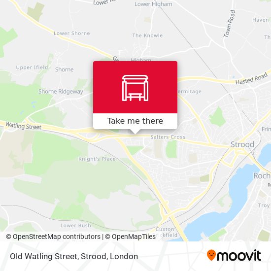 Old Watling Street, Strood map