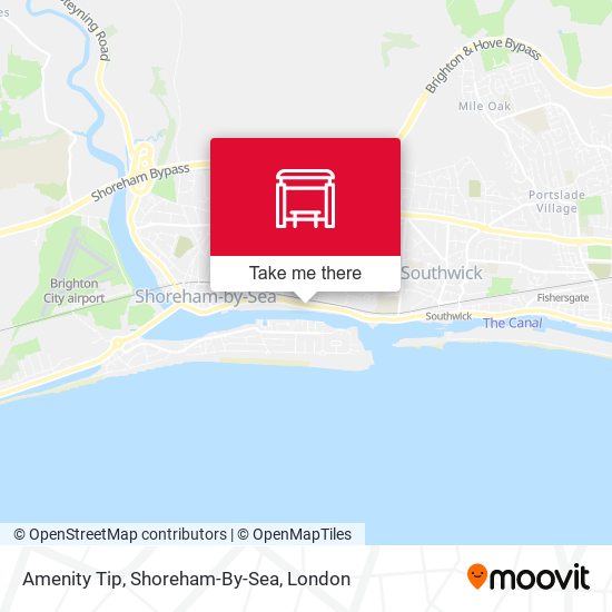 Amenity Tip, Shoreham-By-Sea map
