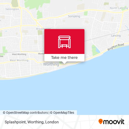 Splashpoint, Worthing map