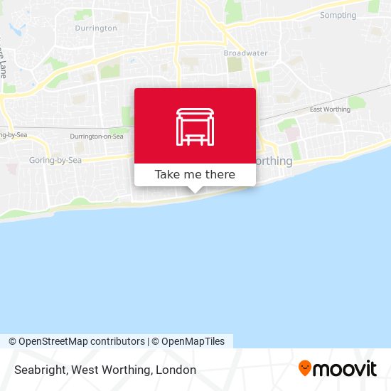 Seabright, West Worthing map