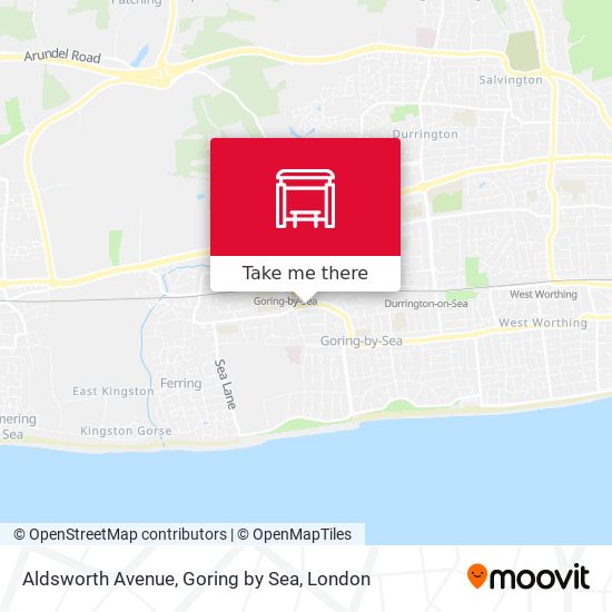 Aldsworth Avenue, Goring by Sea map